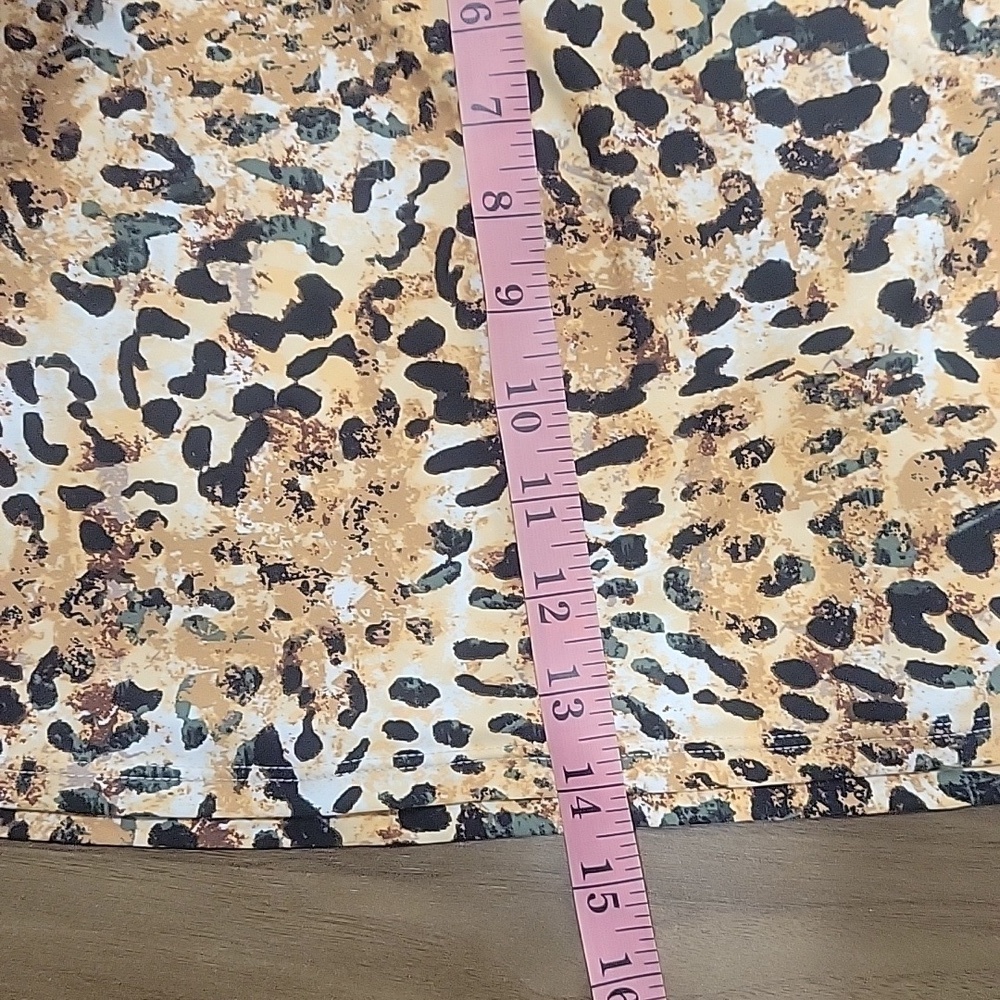 Mynah-Leopard Print NWT-Two Piece Mynah Bathing Suit-Size 22W - Picture 12 of 17